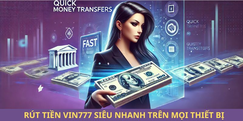 Hướng dẫn rút tiền Vin777